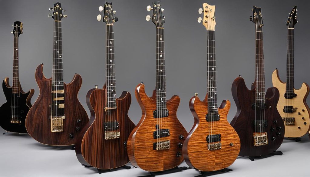 Collectible Bass Guitars Materials
