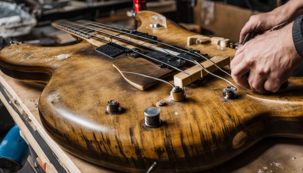 DIY bass guitar restoration