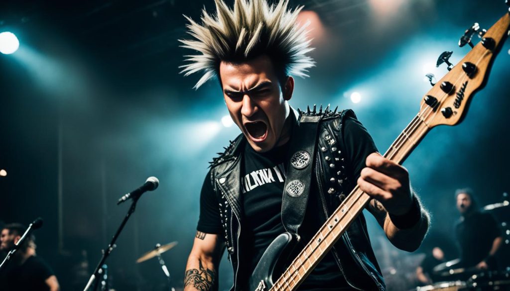 punk rock bassist